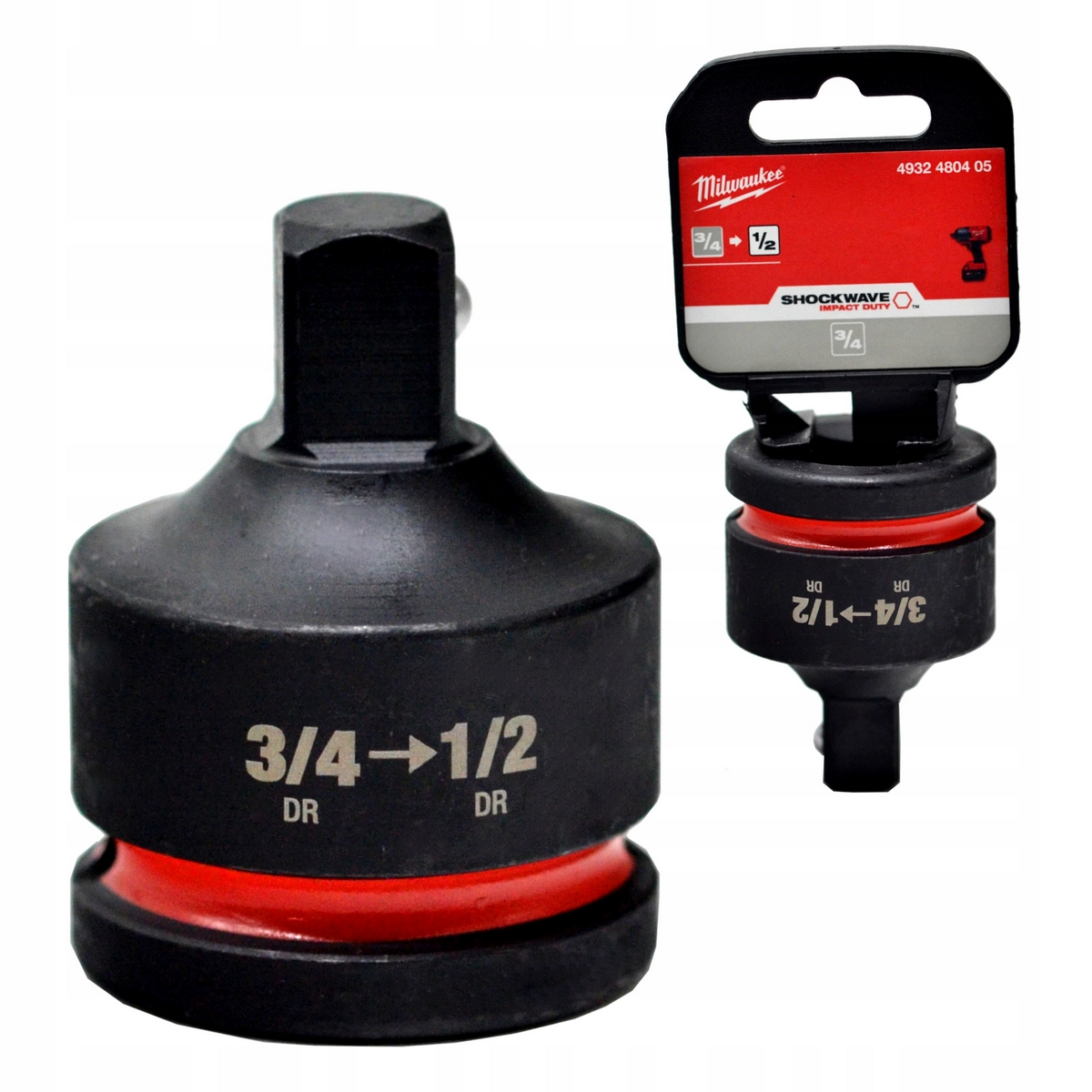 MILWAUKEE 3/4 AŽ 1/2 NÁRAZOVÝ ADAPTÉR PRE ZÁSUVKY